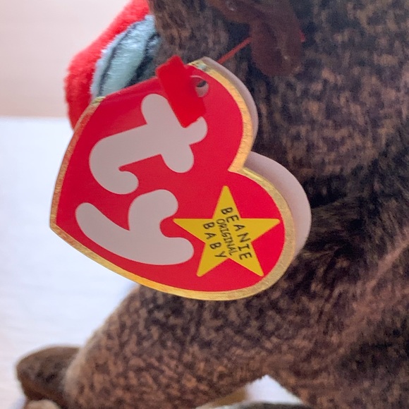 TY Beanie Baby - CHEEKS the Baboon (6 inch) - MWMT's Stuffed Animal Toy - Picture 6 of 9
